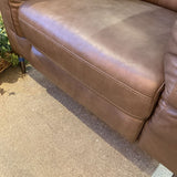 Violino Italian Leather Armchair w/ Power Footrest CHAIR Brown 40w36d28h