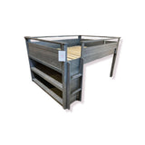 Williams-Sonoma Sleep & Study Low Loft Twin Bed BEDS Gray 59w80d48h
