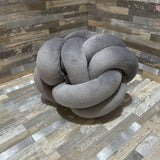 Small Knot Cushion ACCESSORIES Dark Gray 8"