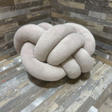 Small Knot Cushion ACCESSORIES Light Gray 8"