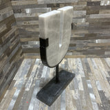 Crosby St. White Marble Stand ACCESSORIES 6w2d10h