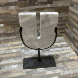 Crosby St. White Marble Stand ACCESSORIES 6w2d10h