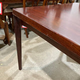 Danish Wood Rectangular DINING TABLE Cherry 65w37d29h