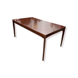 Danish Wood Rectangular DINING TABLE Cherry 65w37d29h