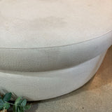 Pottery Barn Balboa Grand Swivel Armchair CHAIR Ivory 51w53d31h