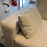 Comfy Two-Piece Right Facing SECTIONAL Beige 98w65d27h