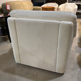 Quebec 69 Comfy Leather Armchair CHAIR Ivory 44w36d36