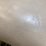 Quebec 69 Comfy Leather Armchair CHAIR Ivory 44w36d36