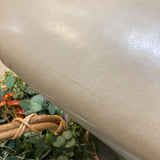 Quebec 69 Comfy Leather Armchair CHAIR Ivory 44w36d36