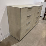 Restoration Hardware Saunderson Shagreen 6-Drawer DRESSERS/CHESTS 72Wx20Dx42H