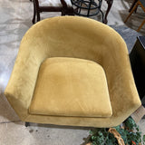 Jennifer Taylor Sleek Curved Back Velvet CHAIR Mustard Yellow 35Wx31Dx38H