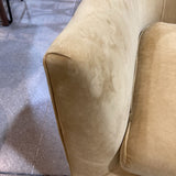 Jennifer Taylor Sleek Curved Back Velvet CHAIR Mustard Yellow 35Wx31Dx38H