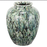 Heavy Terracotta Spotty Glaze Vase ACCESSORIES 12Wx16H