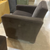 Ralph Lauren Custom Velvet Carlow Chair LOUNGE CHAIRS 33w32d33h Brown