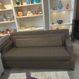 Nathan Anthony Elton Custom Beveled SOFA Brown 84w40d35h