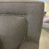 Nathan Anthony Elton Custom Beveled SOFA Brown 84w40d35h