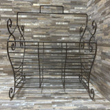 Metal Magazine Rack ACCESSORIES Black 16w13d30h