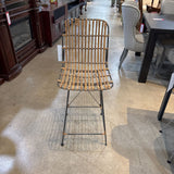 Safavieh Minerva Wicker Counter Height BAR/COUNTER STOOL 16w16d38h