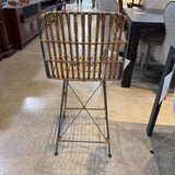 Safavieh Minerva Wicker Counter Height BAR/COUNTER STOOL 16w16d38h