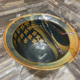 Wally Wold Signed American Studio Art Pottery Bowl ACCESSORIES 10.5Wx5.5H