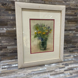 Original Watercolor Painting Bouquet of Flowers ART WORK 13.5Wx16.5H
