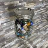 Ball Jar Full of Antique Marbles ACCESSORIES 3Wx5H