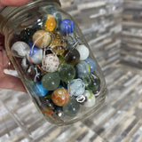 Ball Jar Full of Antique Marbles ACCESSORIES 3Wx5H