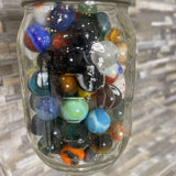Ball Jar Full of Antique Marbles ACCESSORIES 3Wx5H