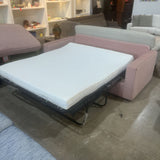 Interior Define James Single Down Filled Sleeper SOFA Pink 84Wx40Dx28H