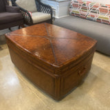 Thomasville Antique Wood Trunk COFFEE/COCKTAIL TABLE 42w32d22h