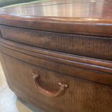Thomasville Antique Wood Trunk COFFEE/COCKTAIL TABLE 42w32d22h