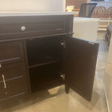 James Martin Brittany Solid Wood Bathroom Vanity FURNITURE Dark Brown 36w24d34h