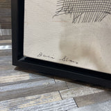 Wire Mesh Screen Sculpture By Bonnie Shanas ART WORK 25Wx21H