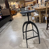 Metal Adjustable Stool BAR/COUNTER STOOL Gray 14d30h