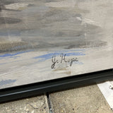 Abstract Framed Stretched Canvas By J. Hope ART WORK 50x50