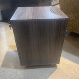 Logiflex Medina Laminate Mobile FILE CABINET Gray 15.5w18d25h