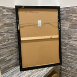 Framed Silver Abstract ART WORK 26x36