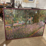 Monet "The Artist's Garden at Giverny" Oversized Musee d'Orsay Museum Poster ART WORK 56Wx40H