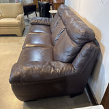 Divani Chateau d'ax 3-Seat Leather SOFA 94w38d36h