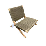 Burrow Scout Chair LOUNGE CHAIRS Chaparral Cord/Teak 24.5w20d28h