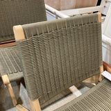 Burrow Scout Chair LOUNGE CHAIRS Chaparral Cord/Teak 24.5w20d28h