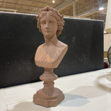 Italian Renaissance Terracotta Portrait Bust ACCESSORIES 6.5Wx17H