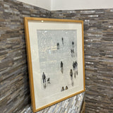 Framed Abstract Urban Scene ART WORK 25x31