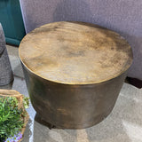 Moe's Home Collection Kettel Heavy Brass Accent Table END/SIDE TABLE 19d19h