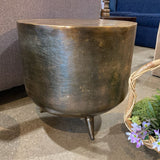Moe's Home Collection Kettel Heavy Brass Accent Table END/SIDE TABLE 19d19h