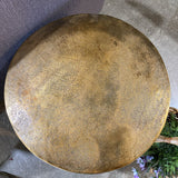Moe's Home Collection Kettel Heavy Brass Accent Table END/SIDE TABLE 19d19h