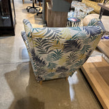 STRANDMON Patterned Wingback w/ Ottoman LOUNGE CHAIRS 32w37d39h