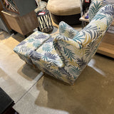 STRANDMON Patterned Wingback w/ Ottoman LOUNGE CHAIRS 32w37d39h
