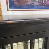 Stanley Furniture Double Door Lighted Display China Cabinet CABINET Black 56w18d65h