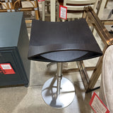 Miniforms - Italy Modern Wood & Metal Adjustable BAR/COUNTER STOOL 16w16d32h